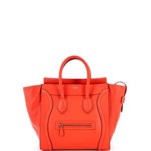 Celine Luggage Bag Grainy Leather Mini #236944C96B